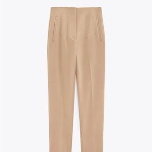 zara trousers in color taupe brown/beige